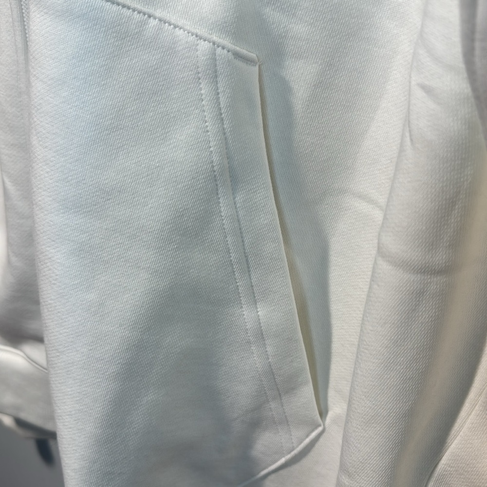 NWT Men’s Reebok‎ White w/ Gold Accents Full Zip Hoodie In Size XL - Picture 7 of 13